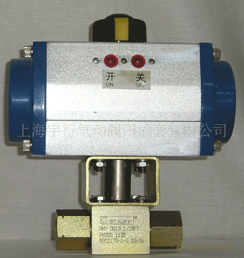 AT气动高压球阀Q611N-500 DN13 1/2NPT