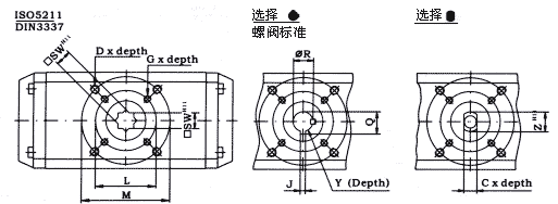 AW气动执行器,铸钢气动执行器,大扭矩大规格气动执行器(图9) AW气动执行器,铸钢气动执行器,大扭矩大规格气动执行器(图9)