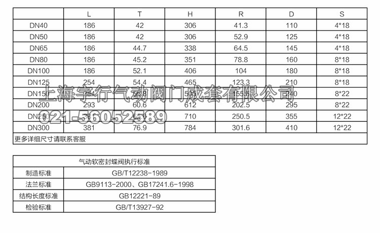 国泰蝶阀GTD6-65 80 100 150 气动蝶阀 外加剂蝶阀 气动阀门(图7)