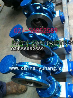 气动硬密封蝶阀D673H-16C DN100