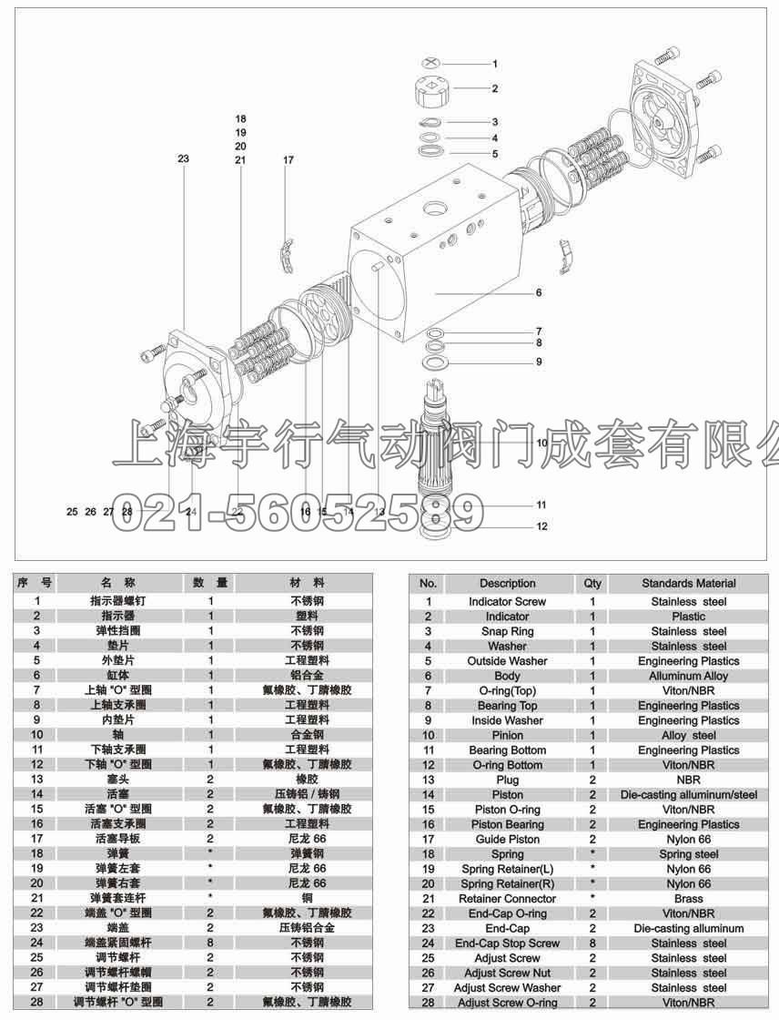 GT气动执行器,气动执行器,气动头,气动装置,角行程气动执行器(图4)