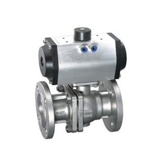 气动球阀-气动铸钢球阀Q641F-16C DN80