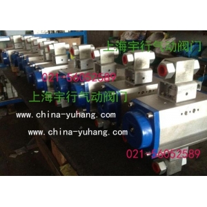 动阀门,气动高压三通球阀Q614N-300DN15,高压球阀,不锈钢高压球阀,BKH高压球阀